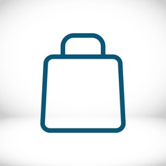 shopping cart icon stock vector illustration flat design