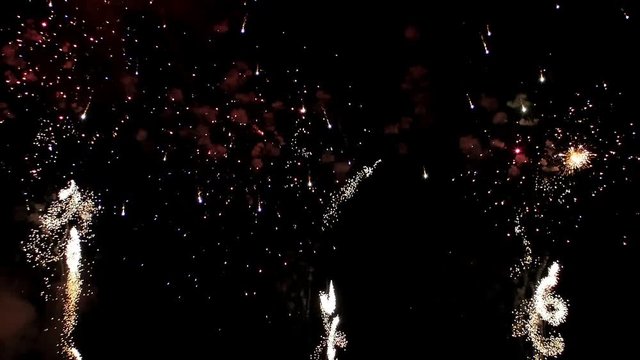 Beautiful fireworks show