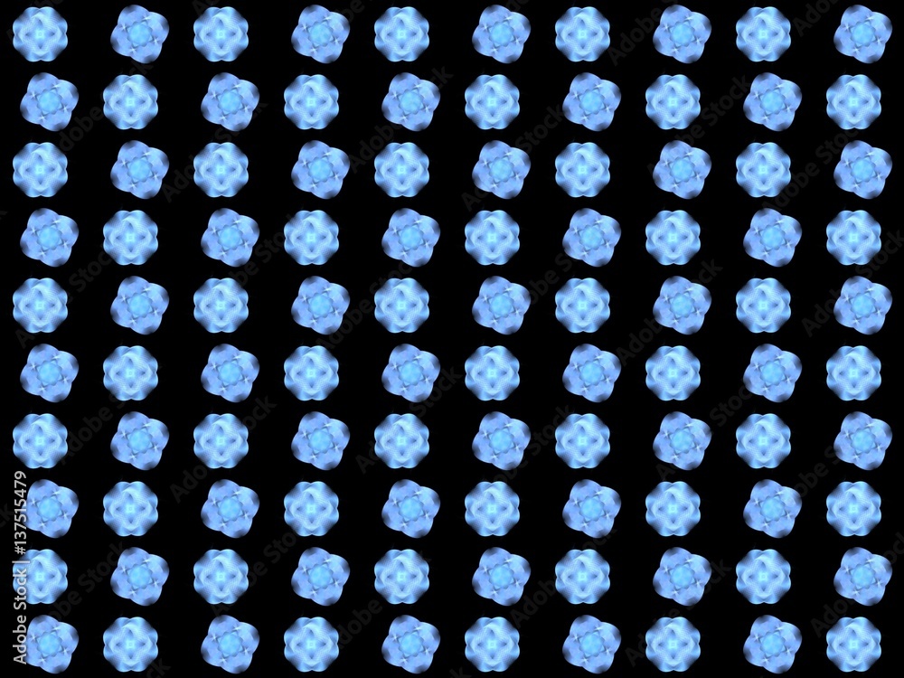 Fototapete texture with 3d rendering abstract fractal pattern