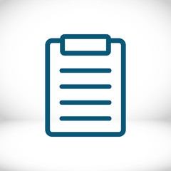 checklist  icon stock vector illustration flat design