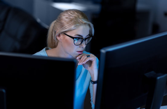 Confident hacker working on solving online password codes
