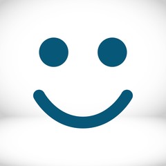 Smile icon stock vector illustration flat design