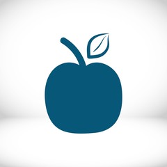 apple icon stock vector illustration flat design