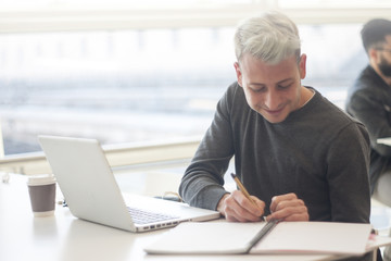 freelance study man student
