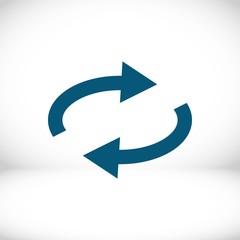 arrow icon stock vector illustration flat design