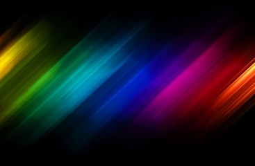 abstract composition color bright spots on a dark background