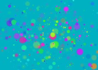 Obraz na płótnie Canvas abstract colored light spots background blur