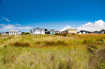 View of Mendocino on the California Coast