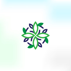 Simplel vector logo in a modern style.