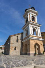 Fototapeta na wymiar The Virgin Mary Church in old town of Plovdiv, Bulgaria