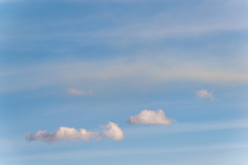 Clouds and blue sky background
