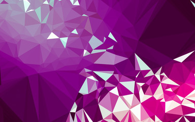 Fototapeta premium Abstract low poly background, geometry triangle