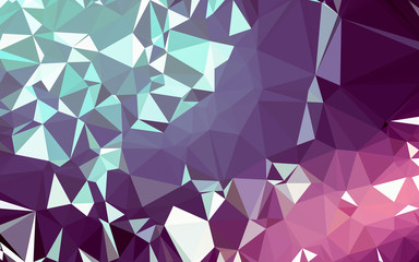 Fototapeta premium Abstract low poly background, geometry triangle