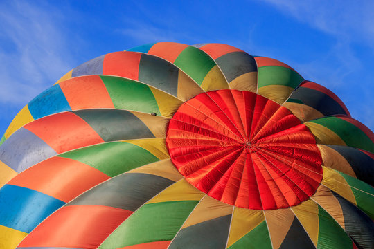 Hot Air Balloon Expanding