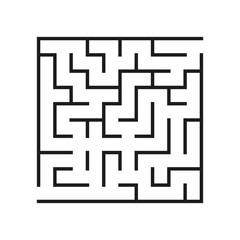 Vector labyrinth. Maze or Labyrinth. Vector.