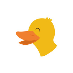 duck farm animal icon vector illustration graphic design