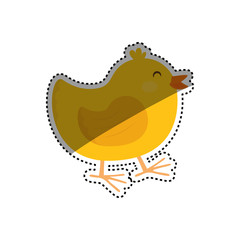 chicken farm animal icon vector illustration graphic design