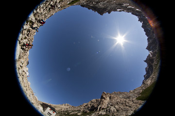 Panorama auf dem berg
