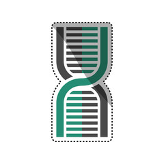 Human dna symbol icon vector illustration graphic design