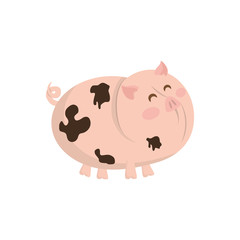 pork farm animal icon vector illustration graphic design