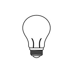 Bulb big idea icon vector illustration graphic design