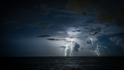 Lightning over Ocean