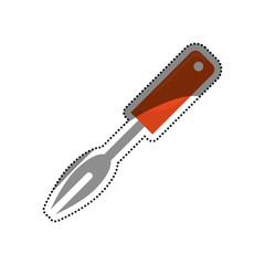 Kitchen cook utensil icon vector illustration graphic design