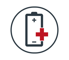 Battery with Red Plus