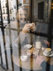 Friends through mobile and cafes