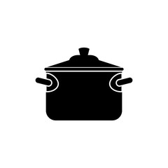 Saucepan cookware equipment icon vector illustration graphic design