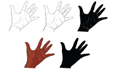 hand action, hand activity, hand signal