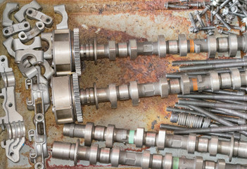 Auto mechanic Car,Removing wheels Equipment mechanic 