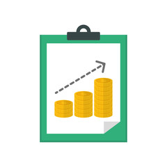 Coins of money icon vector illustration graphic design
