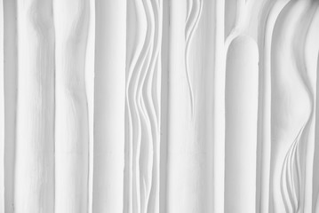 Ribbed gray wall Gray concrete wall close paid