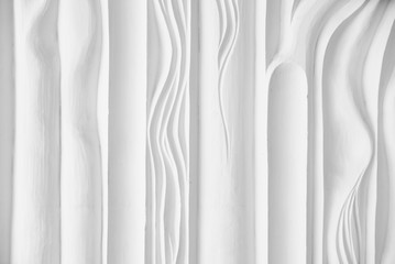 Ribbed gray wall Gray concrete wall close paid