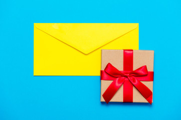 envelope and gift