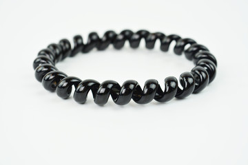 Plastic curved bracelet