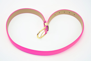 The single pink heart (belt)