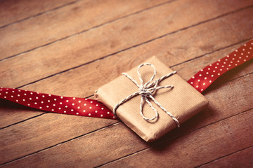 gift and ribbon