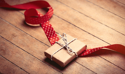 gift and ribbon