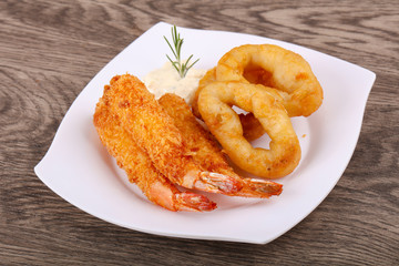 Squid and Shrimp Tempura