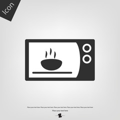 Microwave vector icon