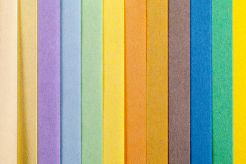 Background of colorful paper  parallel  vertical stripes