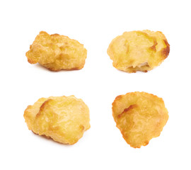 Breaded chicken nugget composition isolated