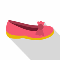 Shoe icon, flat style