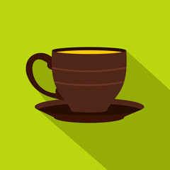 Cup icon, flat style