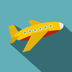 Plane icon, flat style