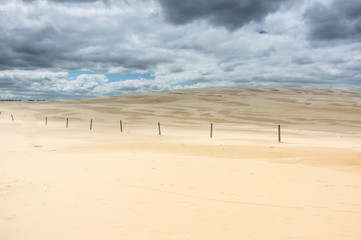 a moving dunes