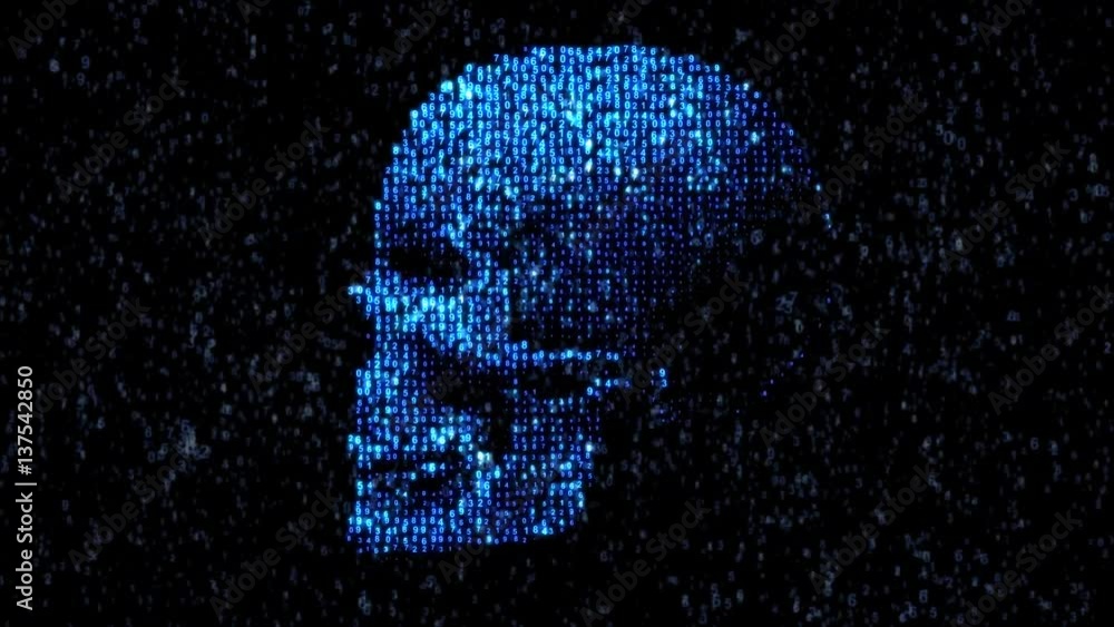 Poster danger in the internet. malicious code hacker. skull