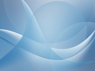 Blue Abstract background with wavy and Circle pattern 